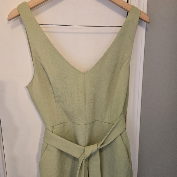 Aritzia Wilfred Aperture Cutout Romper Size 8 Sage Green - Picture 5 of 12